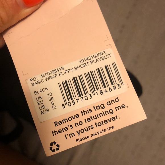 NWT Missguided black romper - Picture 2 of 4